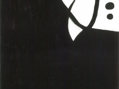 Joan Miró, Ohne Titel, 1973-78, Öl auf Leinwand,  195 x 130 cm © Successió Miró / VBK Wien 2001