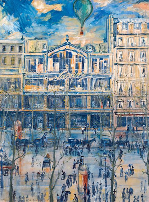 Wolfgang Beltracchi, 2018, „Boulevard des Capucines 15 avril 1874“, Handschrift: Claude Monet, 1874, Öl auf Leinwand, 119 x 88,5 cm © .