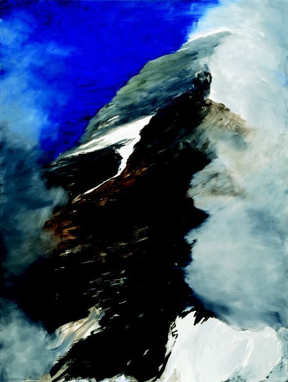 Ohne Titel, 2003 Öl auf Leinwand, 400 x 290 cm Sammlung Angermair © Herbert Brandl, 2012